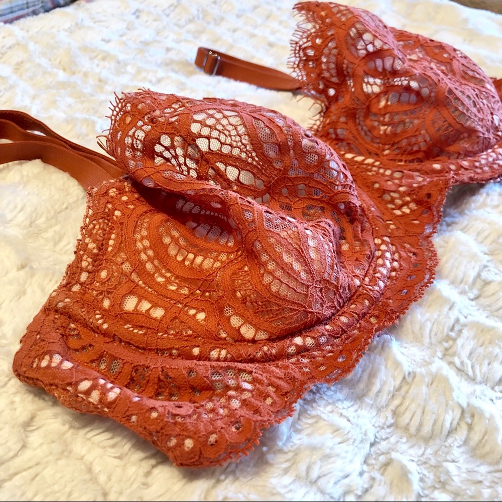 VS Dream Angels Crochet Lace Bra
